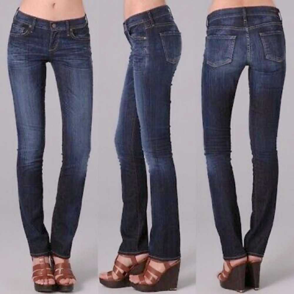 Citizens of Humanity Distressed Ava Straight-Leg Jeans in Faith - Size 27